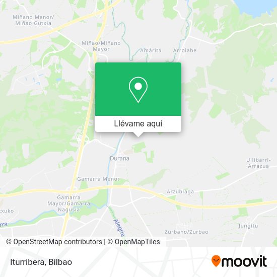 Mapa Iturribera