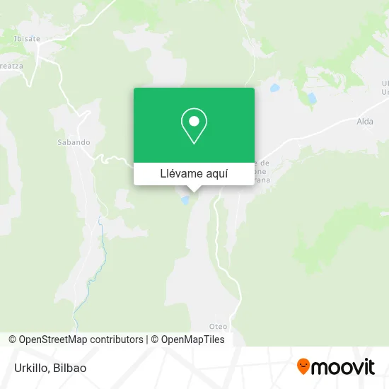 Mapa Urkillo