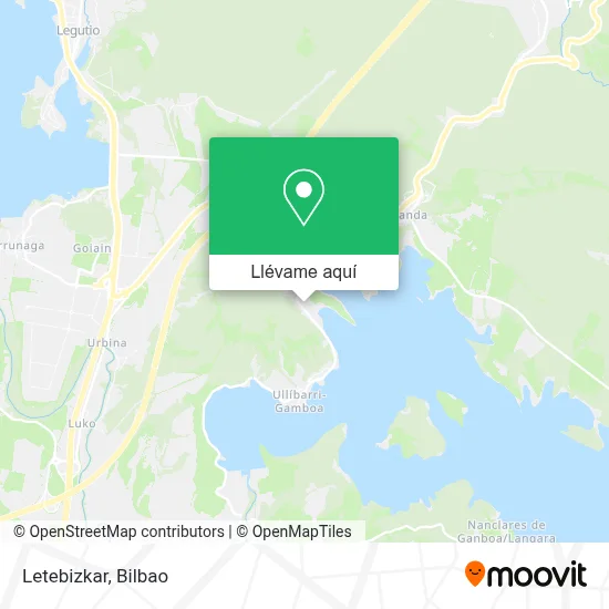 Mapa Letebizkar