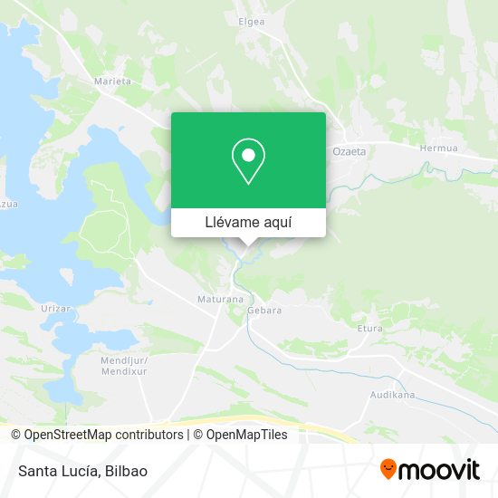 Mapa Santa Lucía