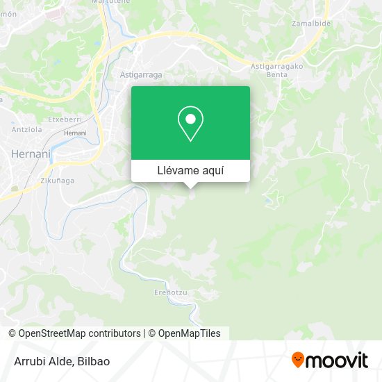Mapa Arrubi Alde