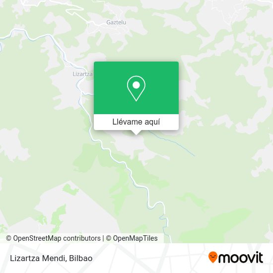 Mapa Lizartza Mendi