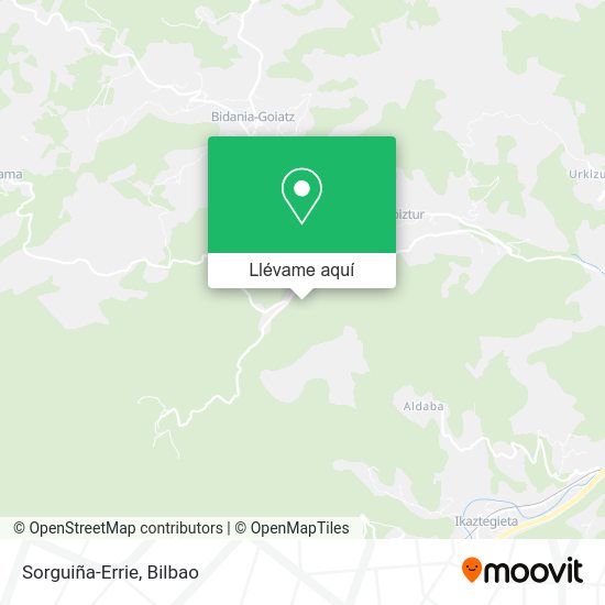 Mapa Sorguiña-Errie