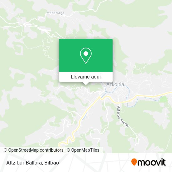Mapa Altzibar Ballara