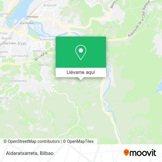 Mapa Aldaratxarreta