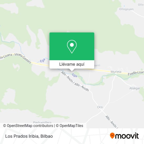 Mapa Los Prados Iribia