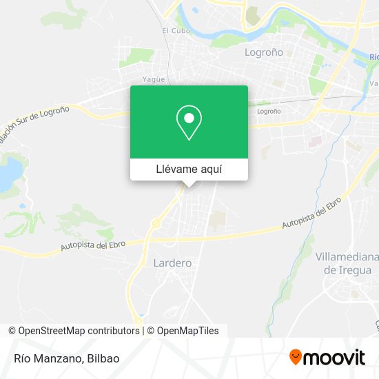 Mapa Río Manzano