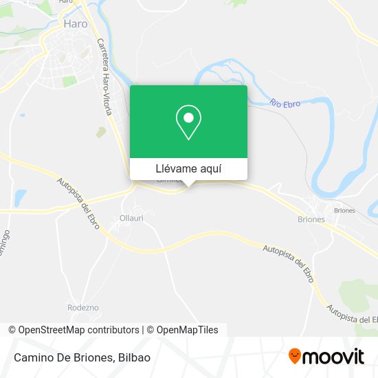 Mapa Camino De Briones