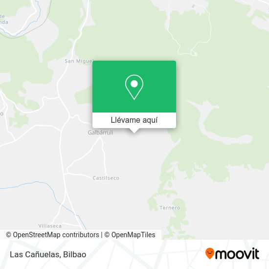 Mapa Las Cañuelas