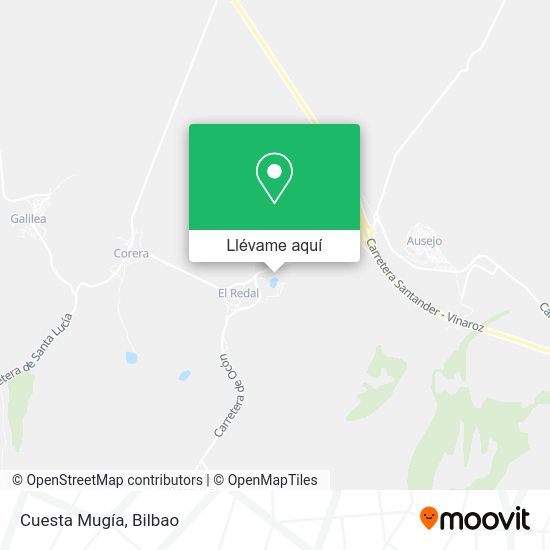 Mapa Cuesta Mugía