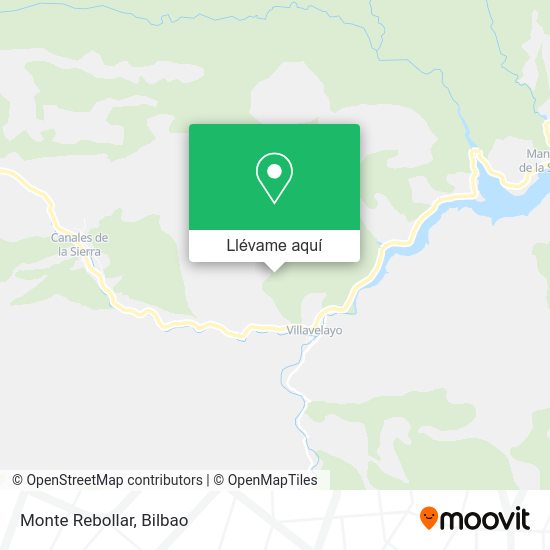Mapa Monte Rebollar