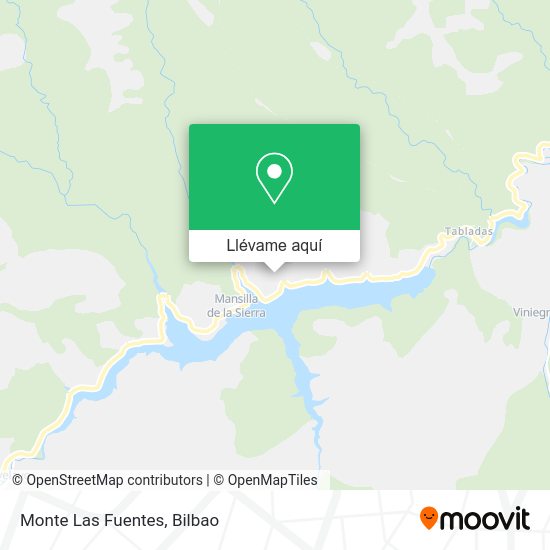 Mapa Monte Las Fuentes