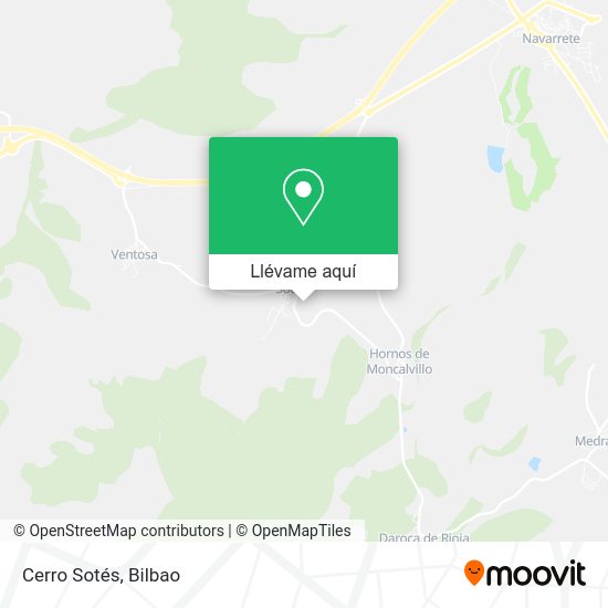 Mapa Cerro Sotés
