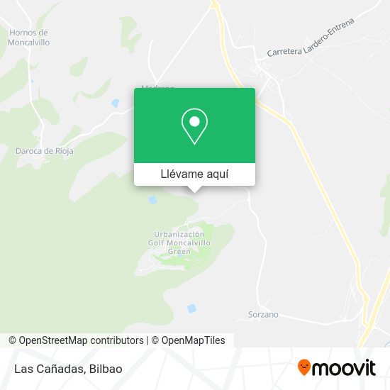 Mapa Las Cañadas