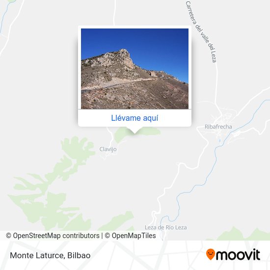 Mapa Monte Laturce