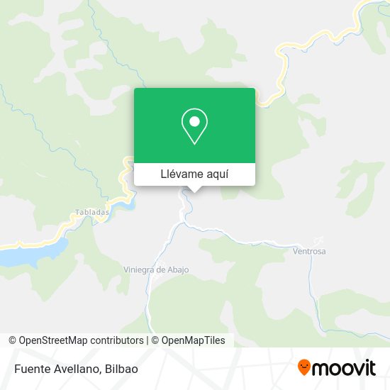 Mapa Fuente Avellano