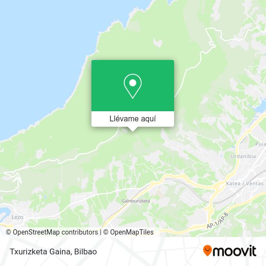 Mapa Txurizketa Gaina