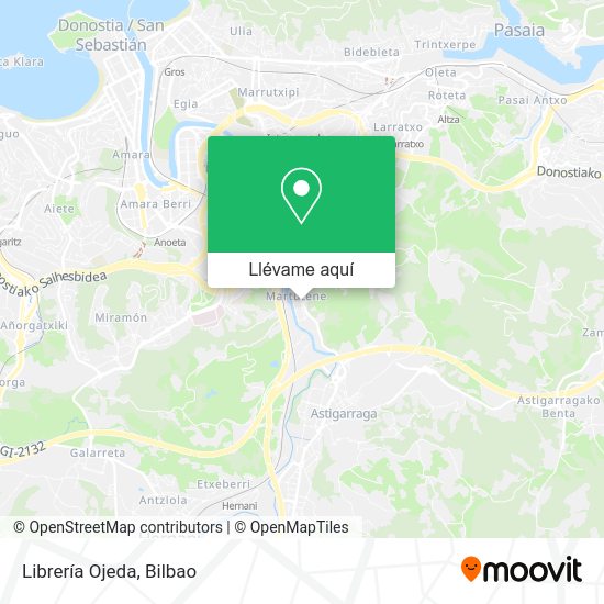 Mapa Librería Ojeda