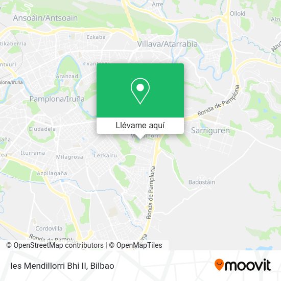 Mapa Ies Mendillorri Bhi II