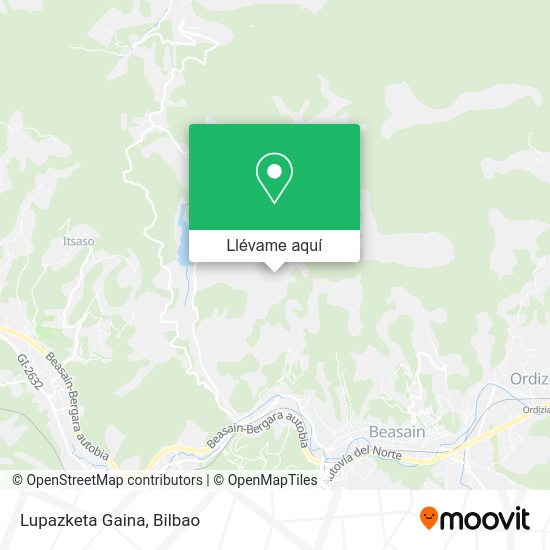 Mapa Lupazketa Gaina