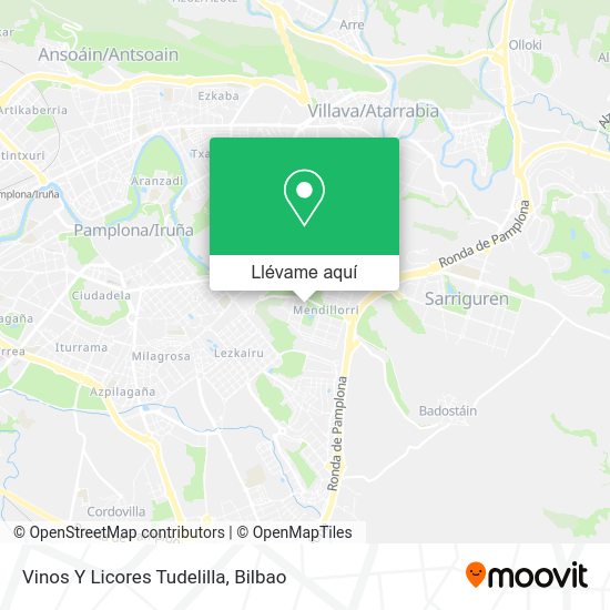 Mapa Vinos Y Licores Tudelilla