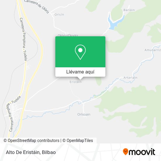 Mapa Alto De Eristáin