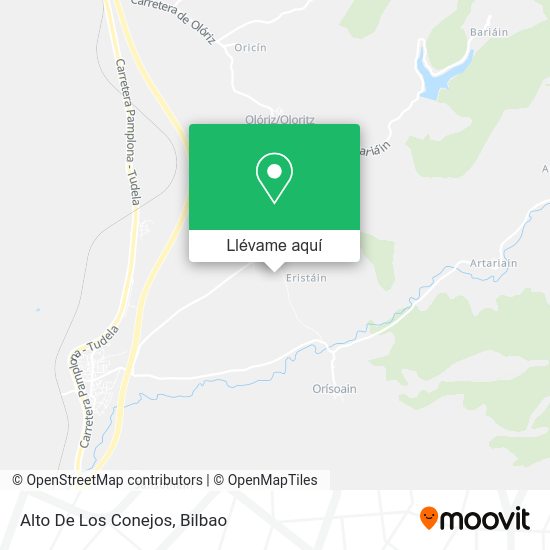 Mapa Alto De Los Conejos