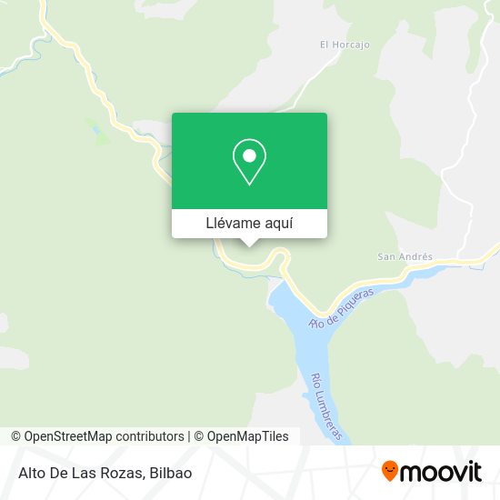 Mapa Alto De Las Rozas