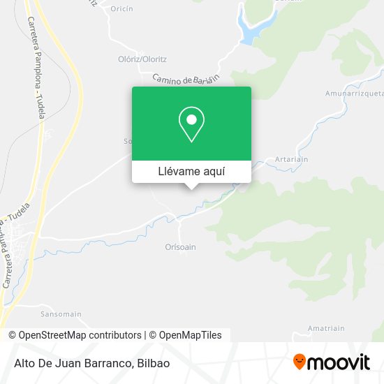 Mapa Alto De Juan Barranco