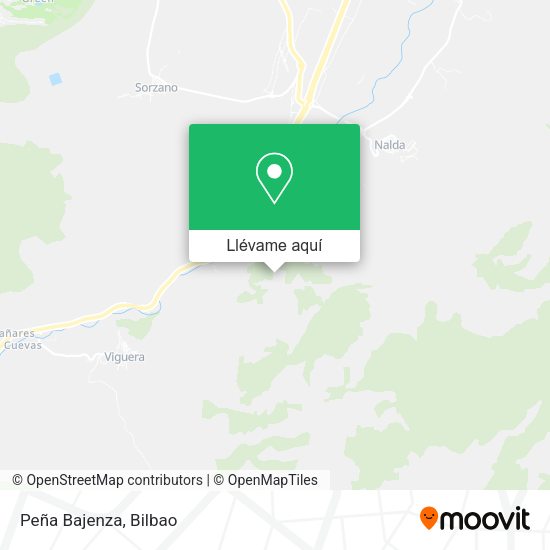 Mapa Peña Bajenza