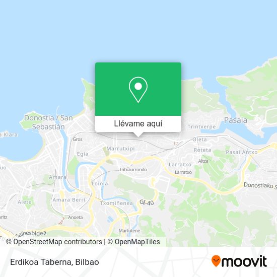 Mapa Erdikoa Taberna