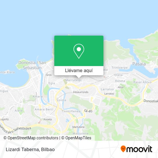 Mapa Lizardi Taberna