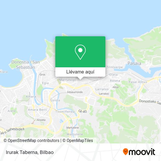 Mapa Irurak Taberna