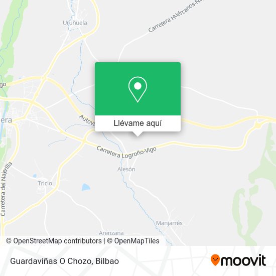 Mapa Guardaviñas O Chozo