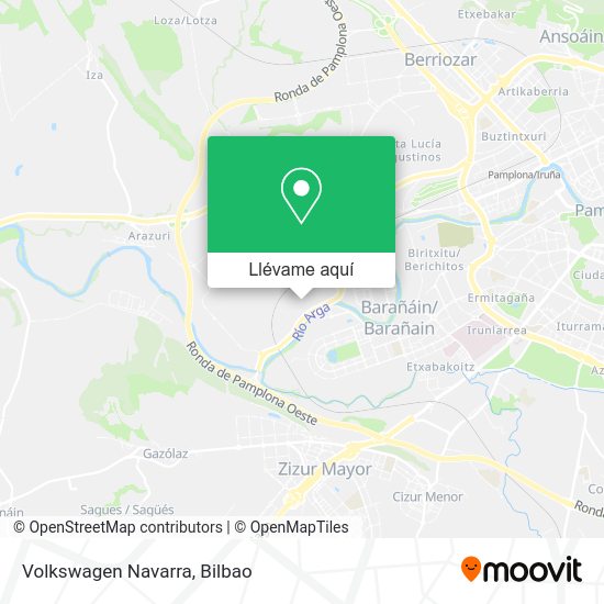Mapa Volkswagen Navarra
