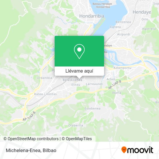 Mapa Michelena-Enea