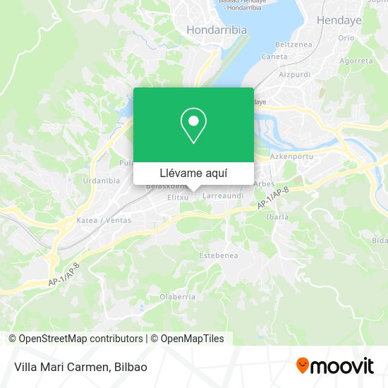 Mapa Villa Mari Carmen