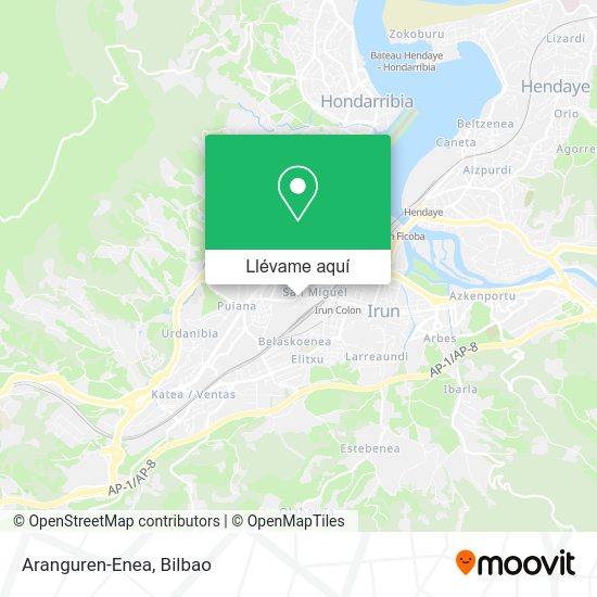 Mapa Aranguren-Enea