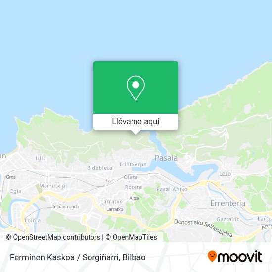 Mapa Ferminen Kaskoa / Sorgiñarri