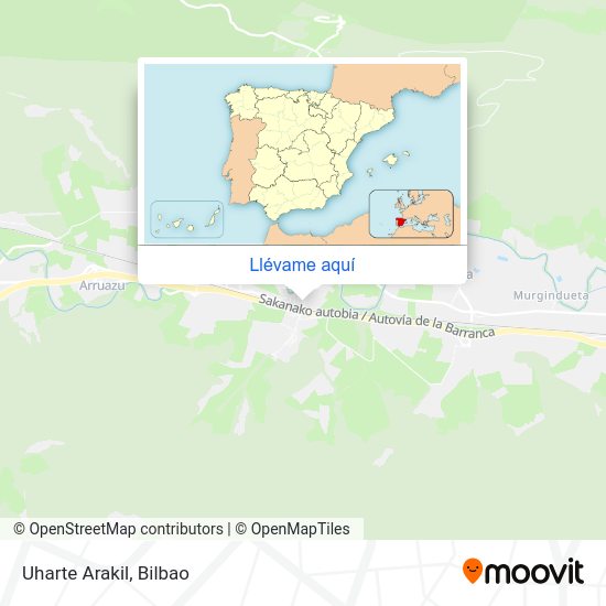 Mapa Uharte Arakil