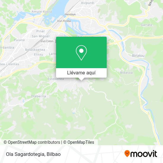 Mapa Ola Sagardotegia
