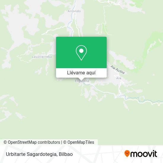 Mapa Urbitarte Sagardotegia