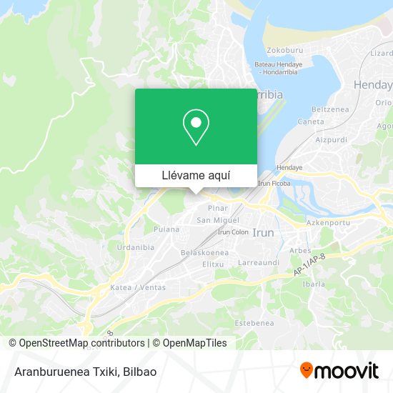 Mapa Aranburuenea Txiki