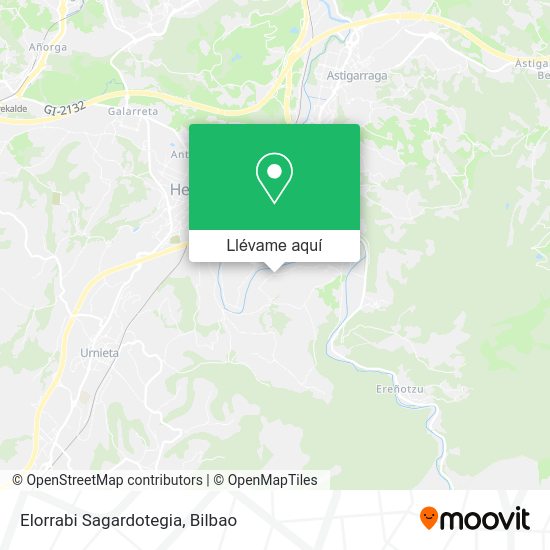 Mapa Elorrabi Sagardotegia