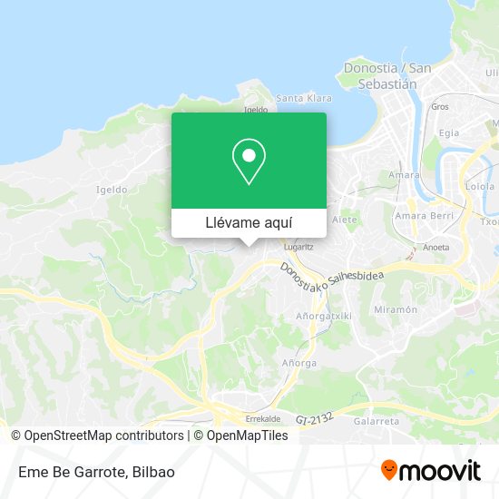 Mapa Eme Be Garrote