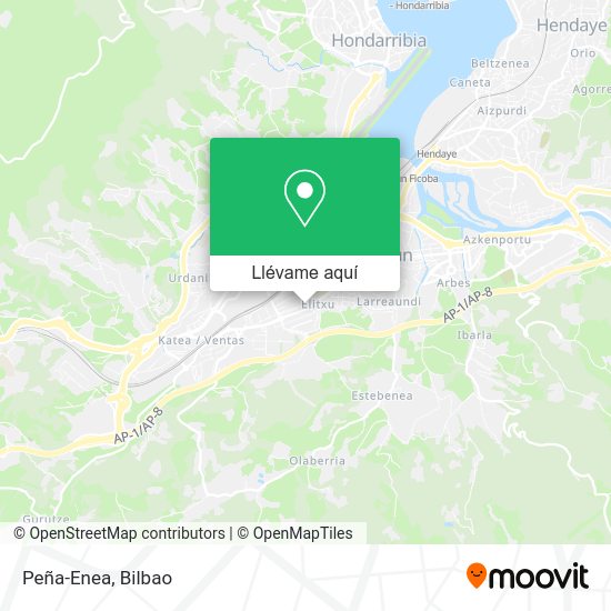 Mapa Peña-Enea