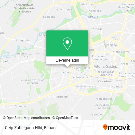 Mapa Ceip Zabalgana Hlhi