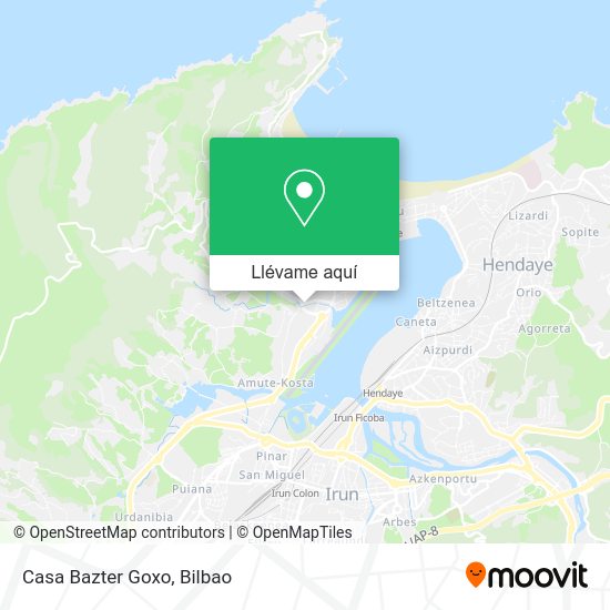 Mapa Casa Bazter Goxo