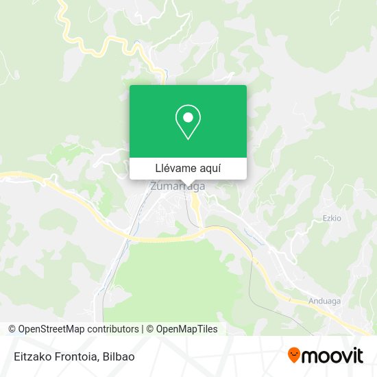 Mapa Eitzako Frontoia