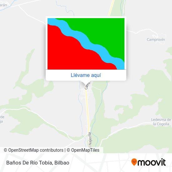 Mapa Baños De Río Tobía